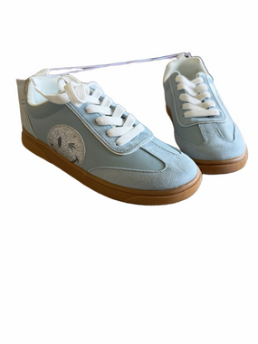 JOE BOXER Light Blue White Sneakers Gum Sole Kids Big Girl 4 Women 6 NWT